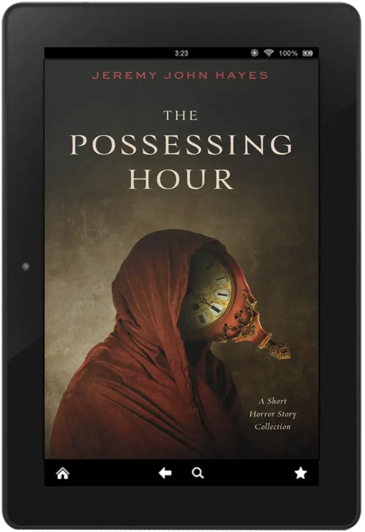 The Possessing Hour — eBook on tablet
